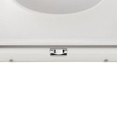 GoodHome Teesta White Soft close Toilet seat