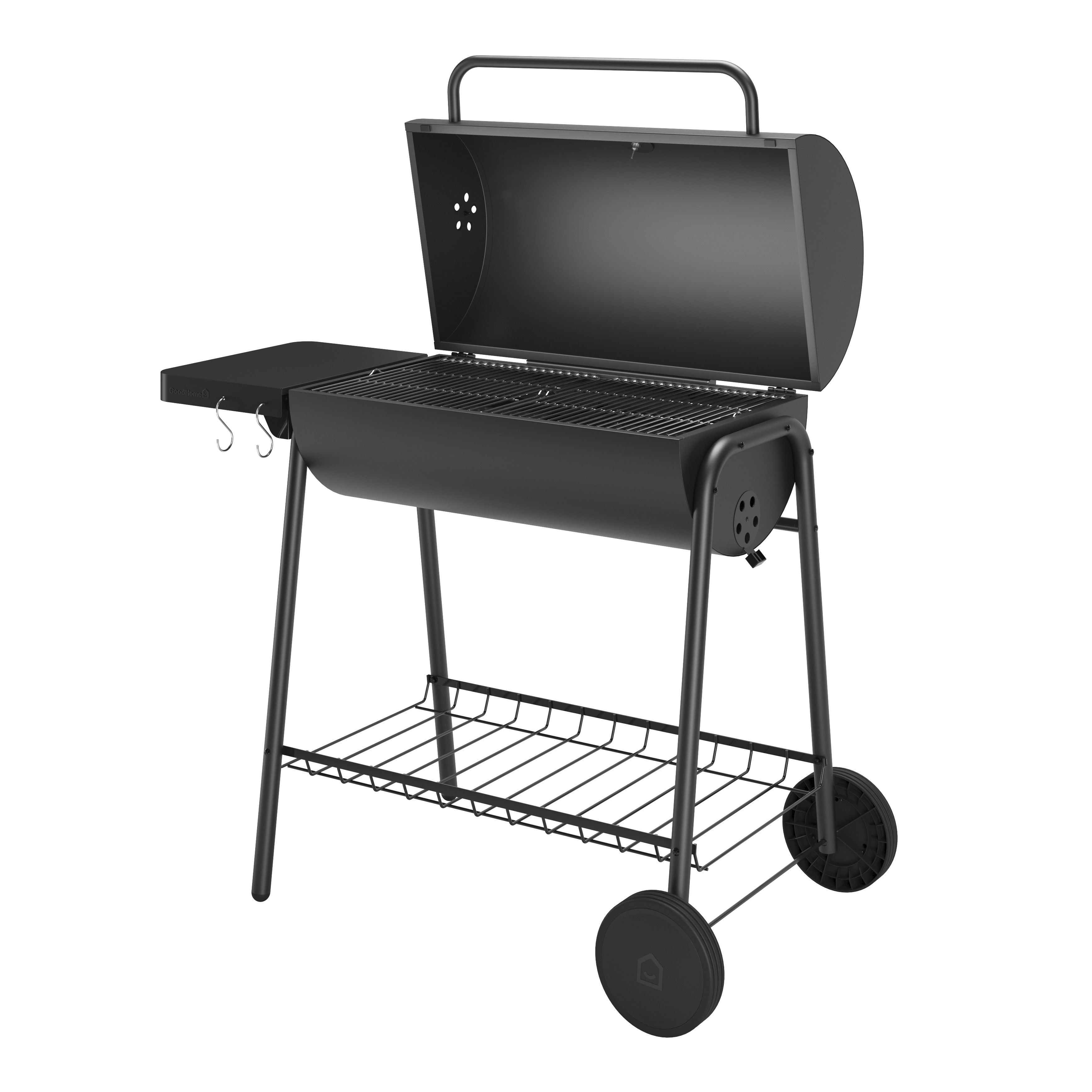 GoodHome Tehama Black Charcoal Barbecue Tradepoint