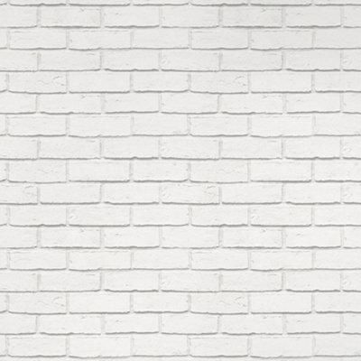 GoodHome Thedden Off white Brick effect Textured Wallpaper