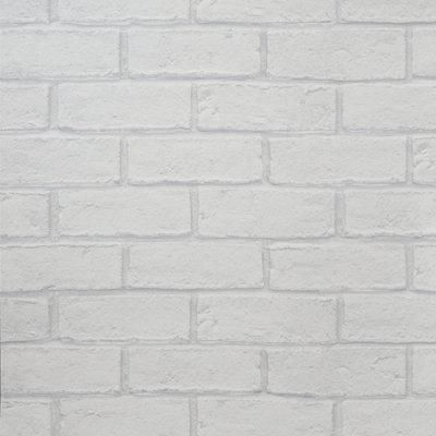 GoodHome Thedden Off white Brick effect Textured Wallpaper