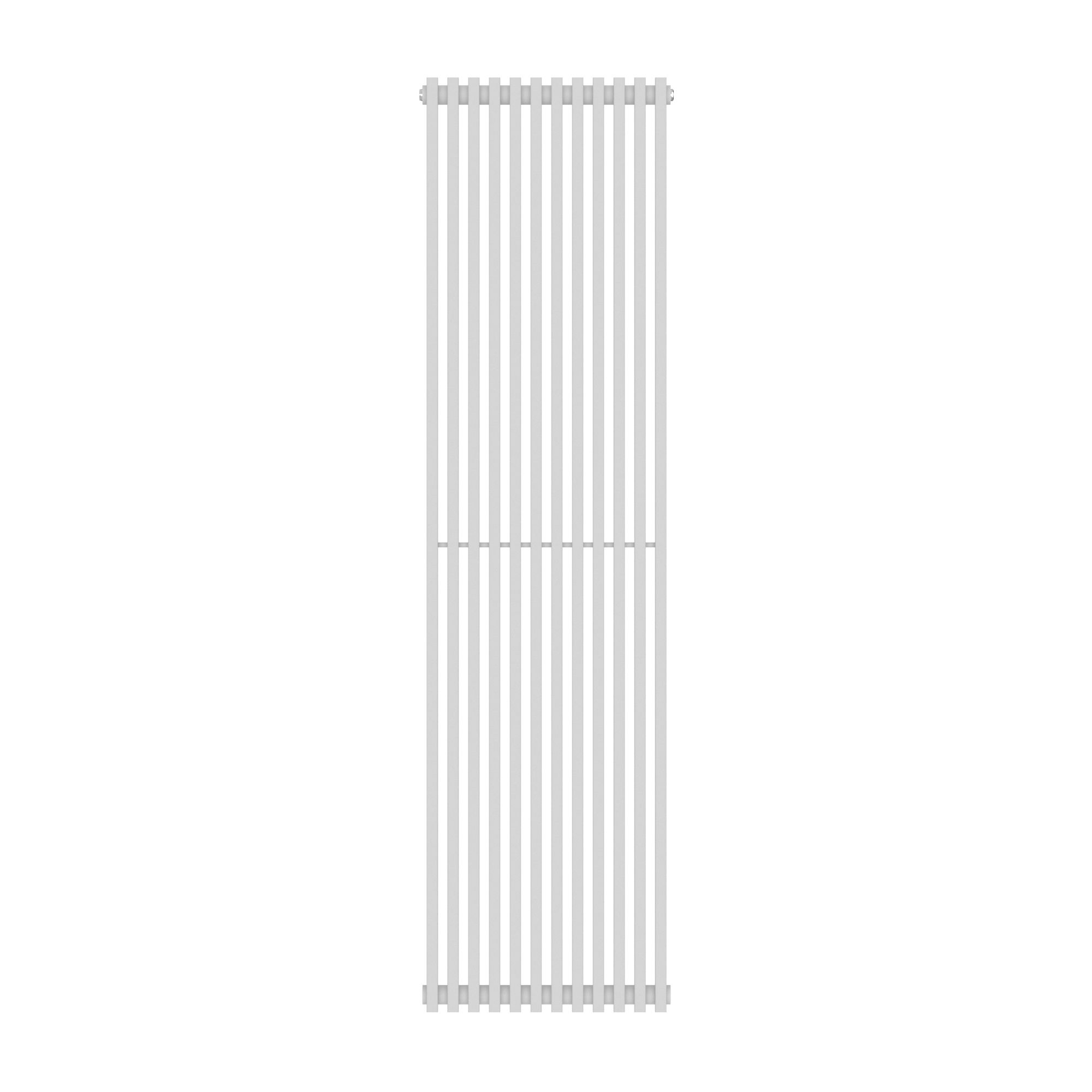 GoodHome Thorpe White Vertical Designer Radiator, (W)480mm x (H)1800mm