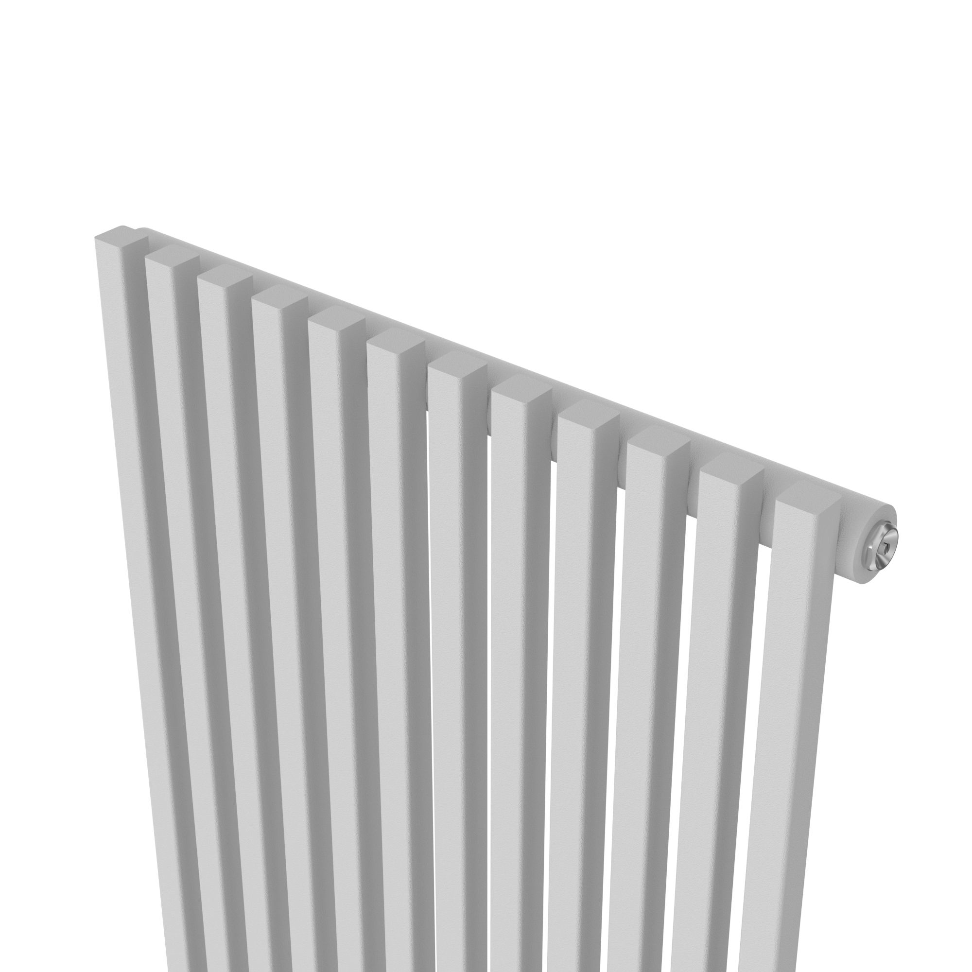 GoodHome Thorpe White Vertical Designer Radiator, (W)480mm x (H)1800mm