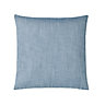 GoodHome Tiga Blue green Plain Indoor Cushion (L)45cm x (W)45cm