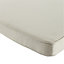 GoodHome Tiga Sand peyote Plain Outdoor Sunlounger cushion (L)190cm x (W)55cm