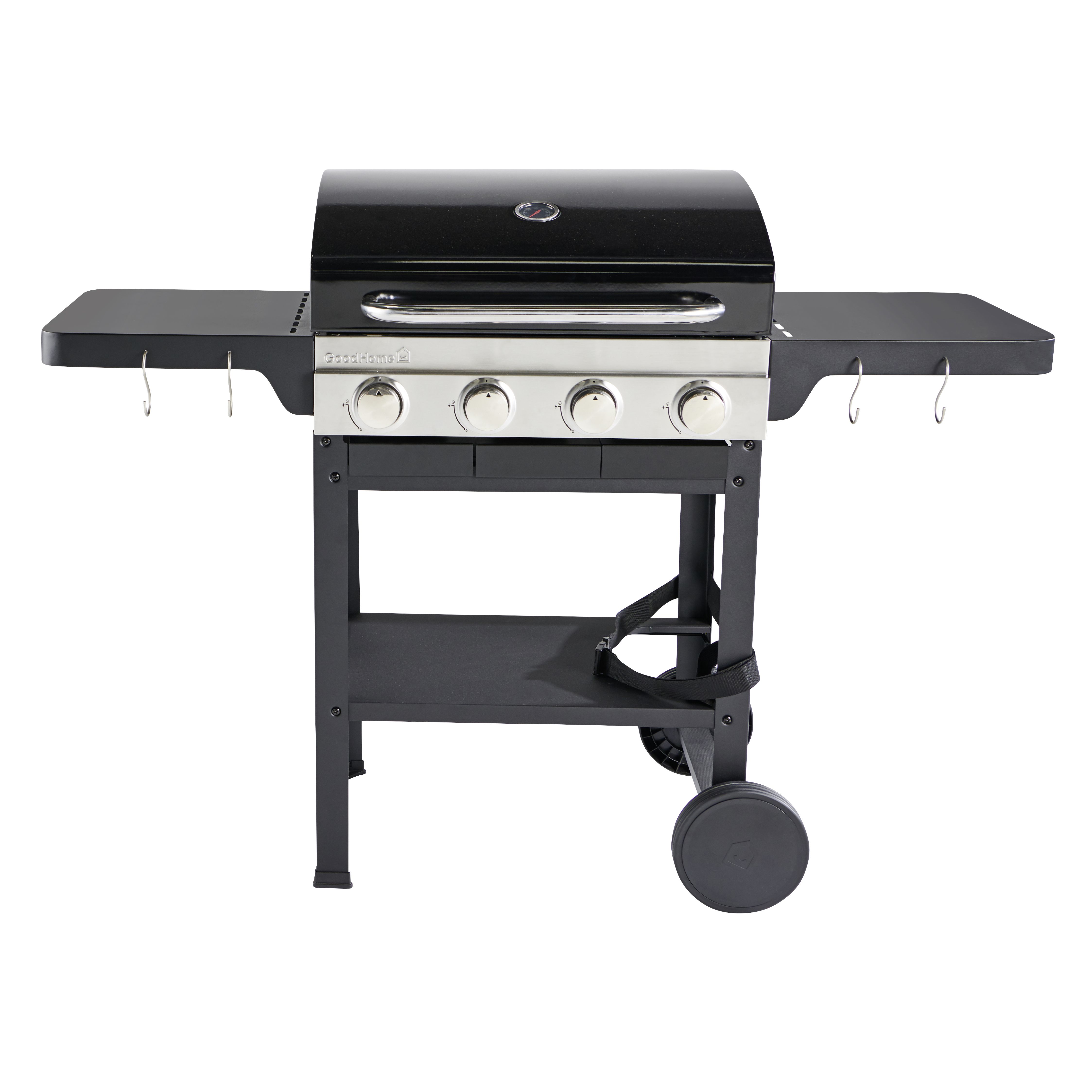 GoodHome Tippah 4.0 Black 4 burner Gas Barbecue