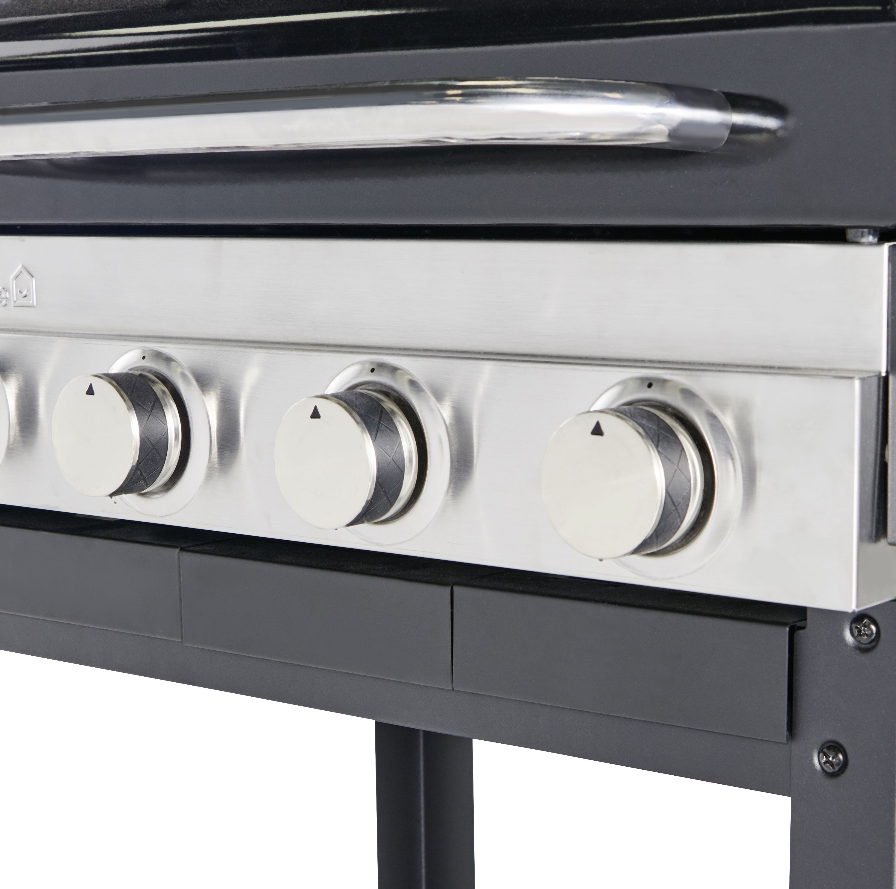 GoodHome Tippah 4.0 Black 4 burner Gas Barbecue