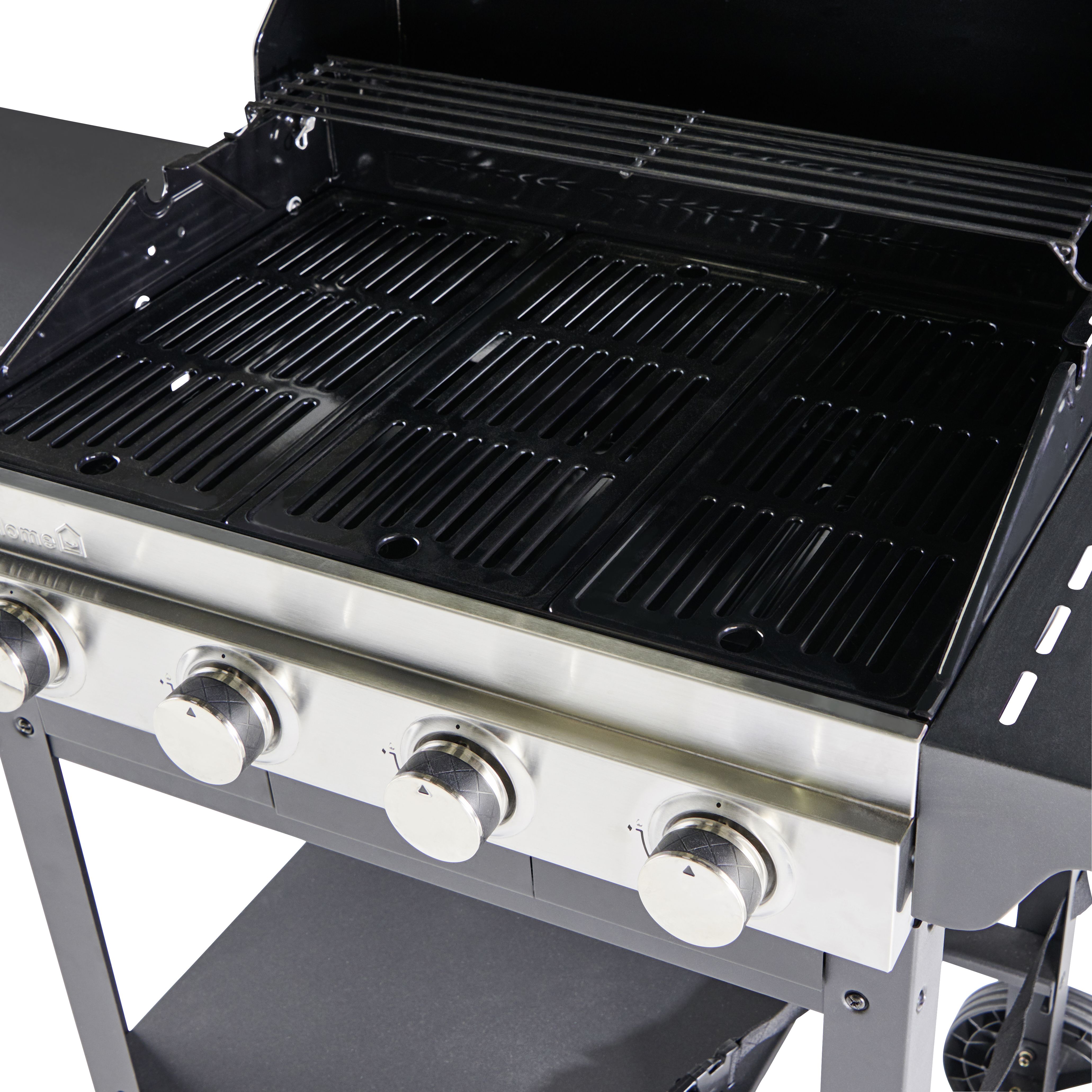 GoodHome Tippah 4.0 Black 4 burner Gas Barbecue