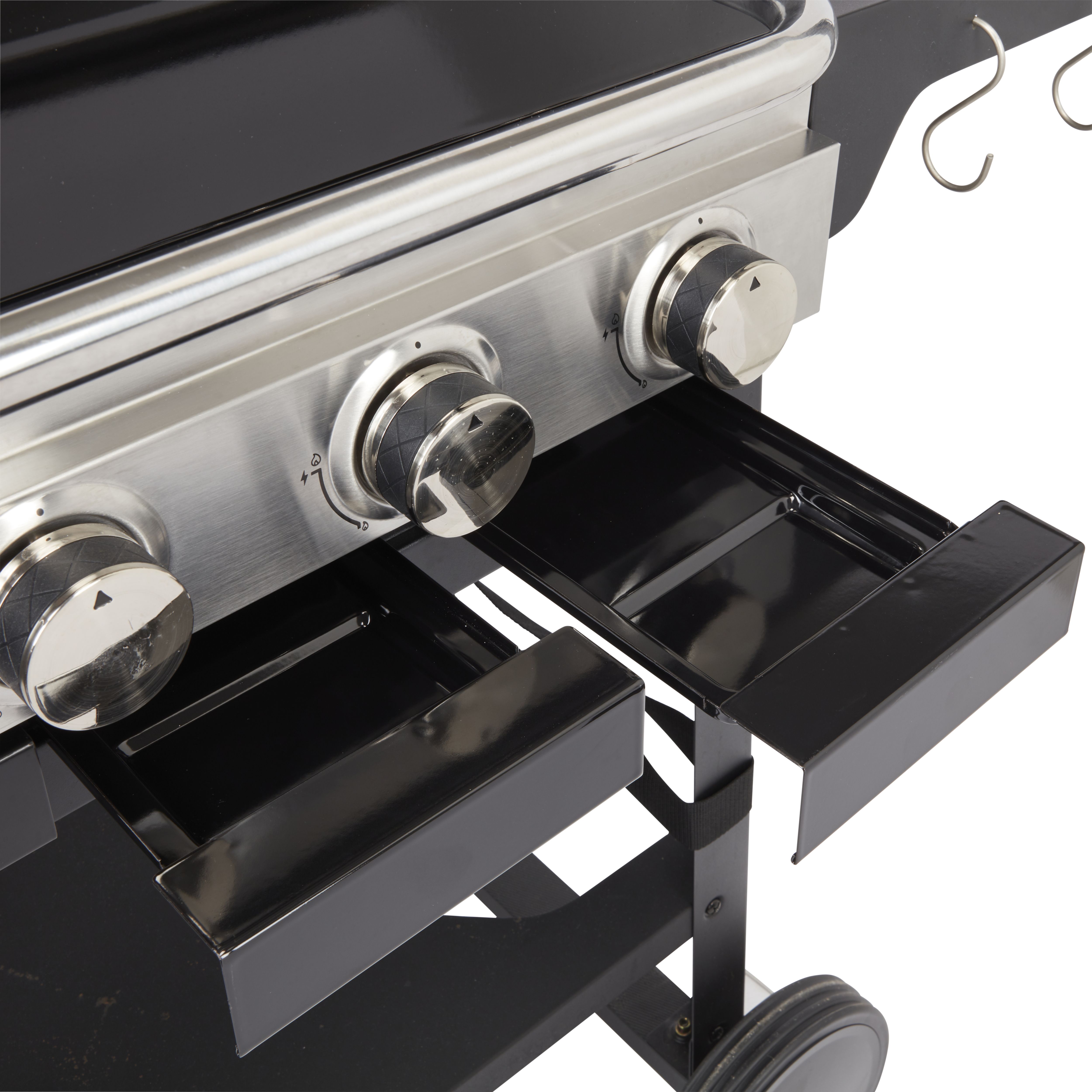 GoodHome Tippah 4.0 Black 4 burner Gas Barbecue