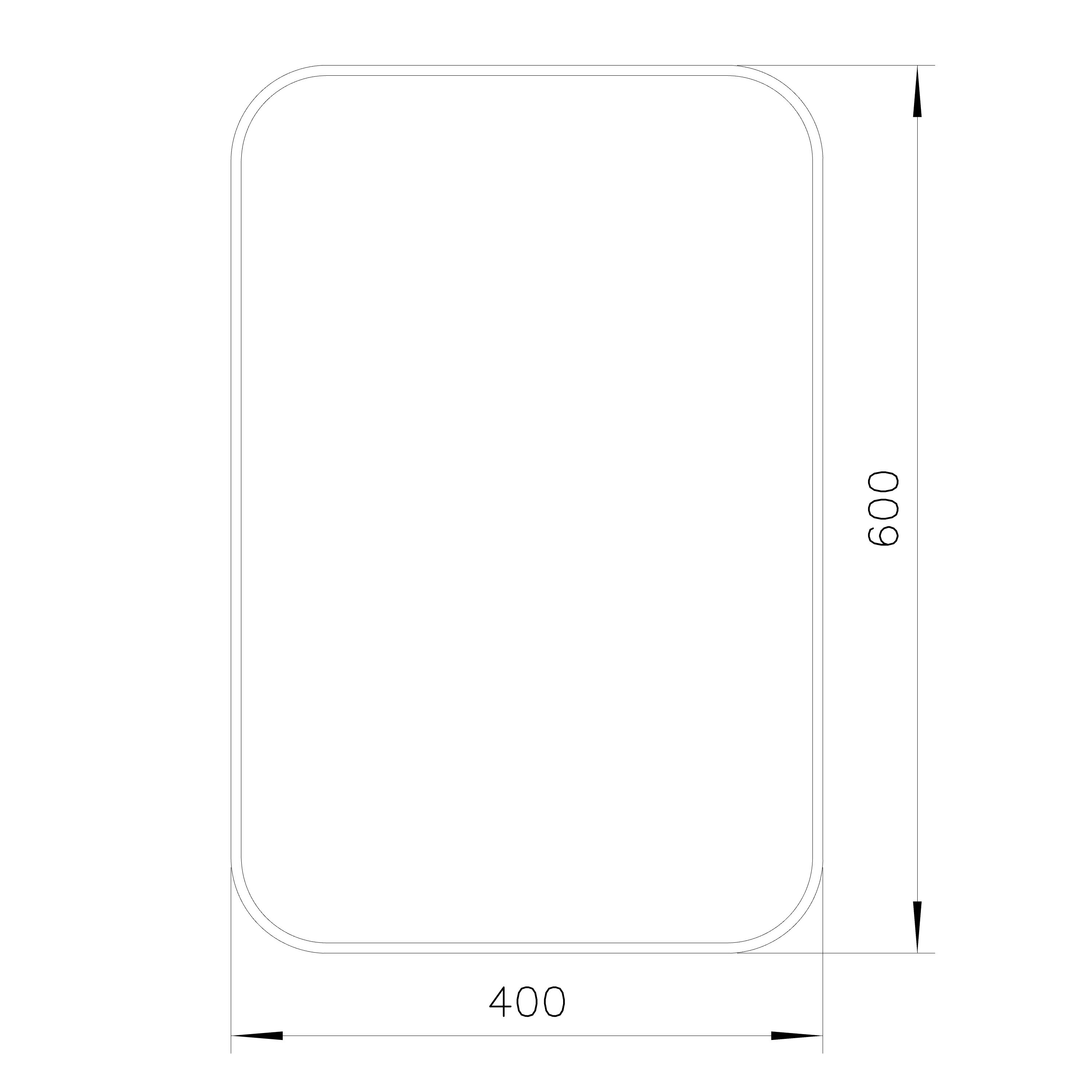 GoodHome Tisa Gold effect Rectangular Wall-mounted Bathroom Mirror (H)60cm (W)40cm