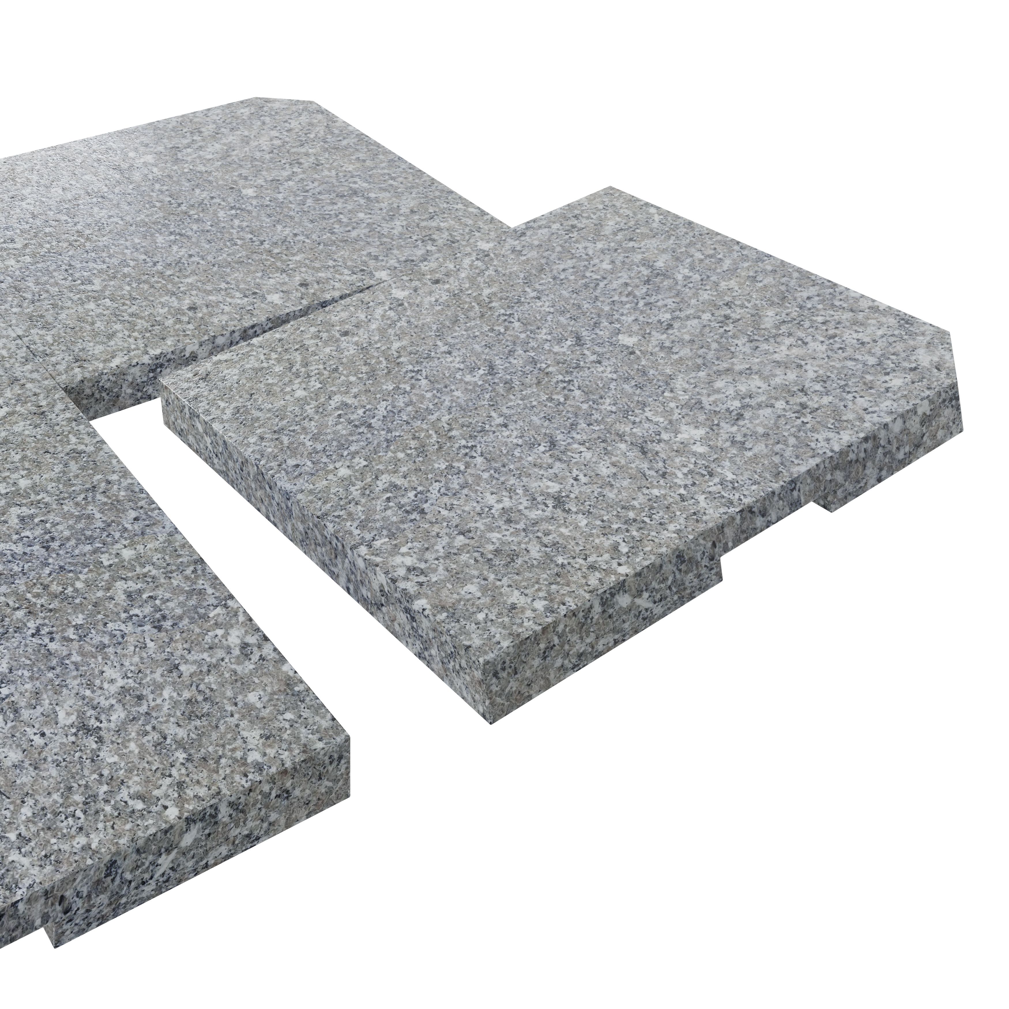 GoodHome Tivano Grey Square Parasol base 22kg
