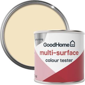 GoodHome Toronto Satin Multi-surface paint, 70ml Tester pot