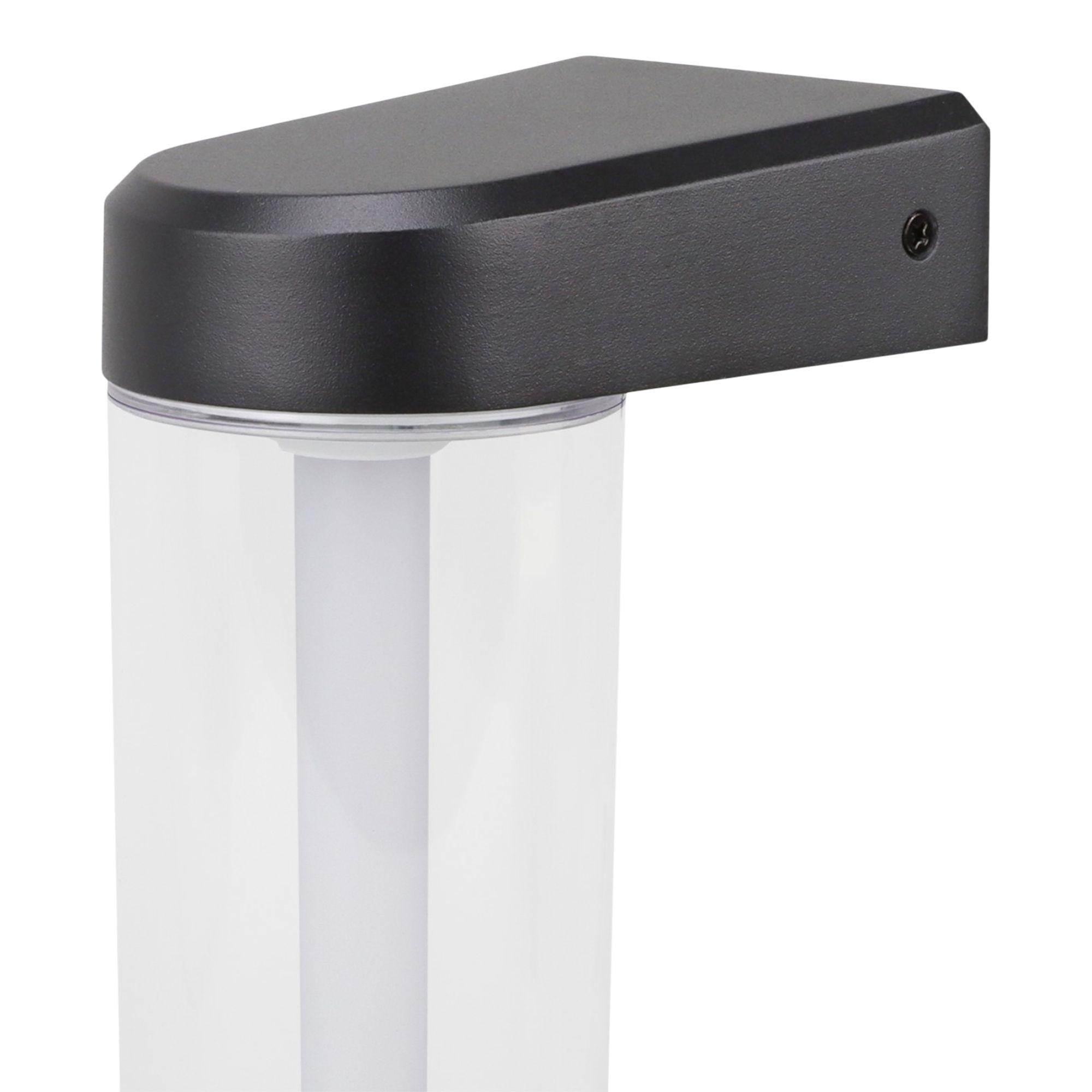 GoodHome Trinidad Fixed Matt Black Mains-powered (wired) Integrated LED Outdoor Wall light 550lm