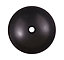 GoodHome Tumen Black Round Counter top Basin (W)38cm