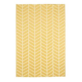 GoodHome Two tone motif Cocoon Reversible Rug 230cmx160cm