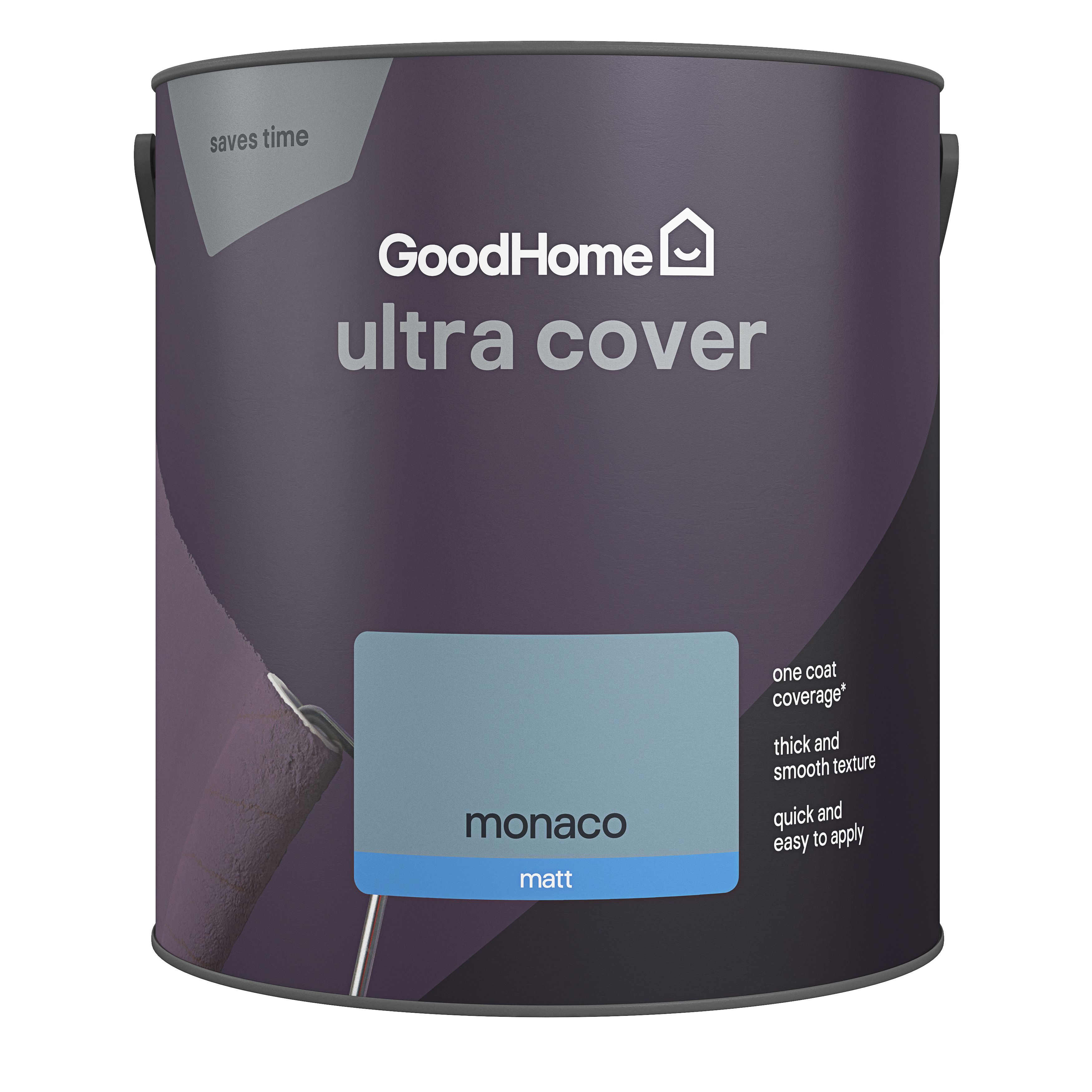 GoodHome Ultra Cover Monaco Matt Emulsion paint, 2.5L
