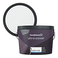 GoodHome Ultra Cover White Matt Emulsion paint, 10L