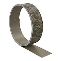GoodHome Umbria Stone effect Umbria Worktop edging tape, (L)3m (W)42mm