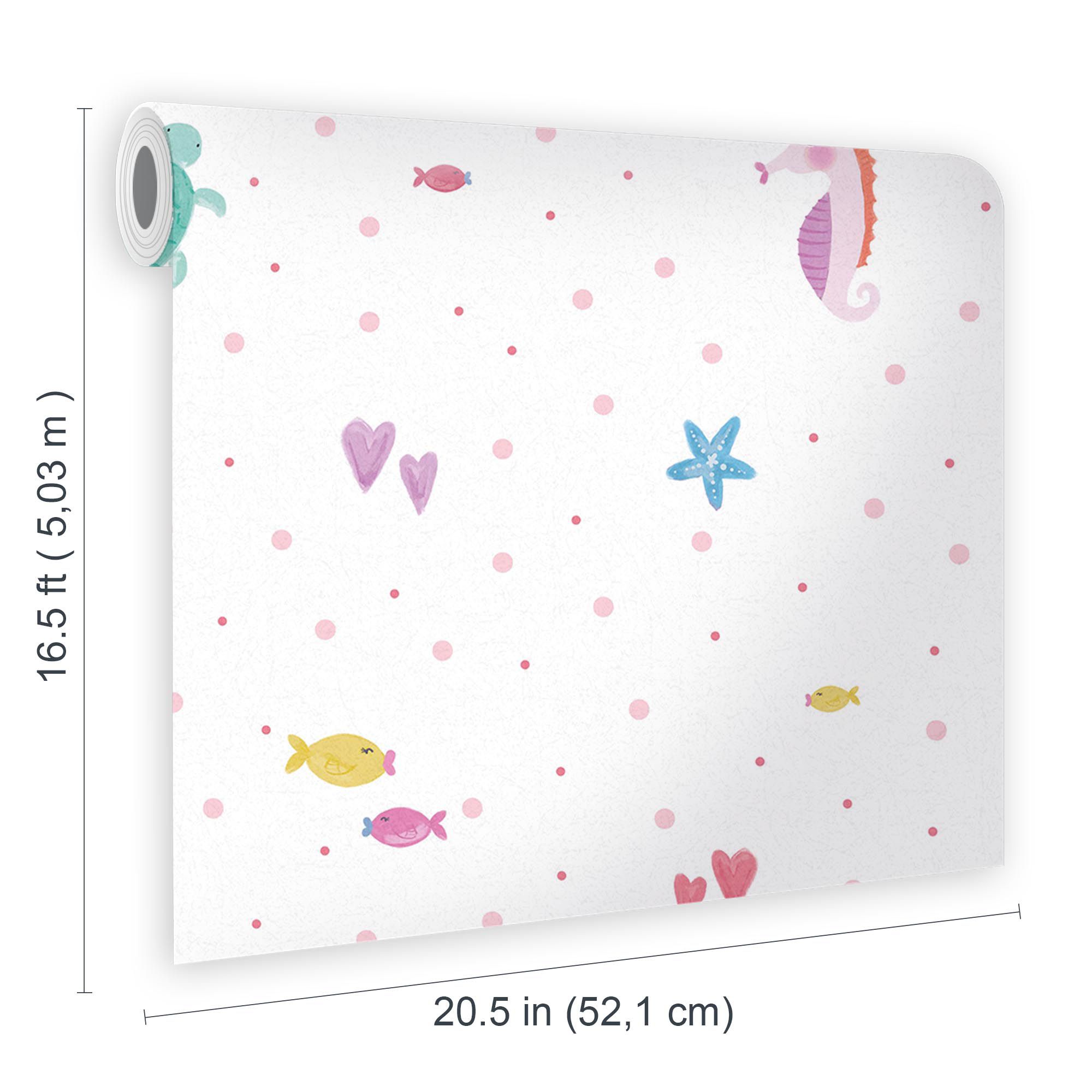 GoodHome Under Water Multi Underwater themed design Smooth Wallpaper Sample