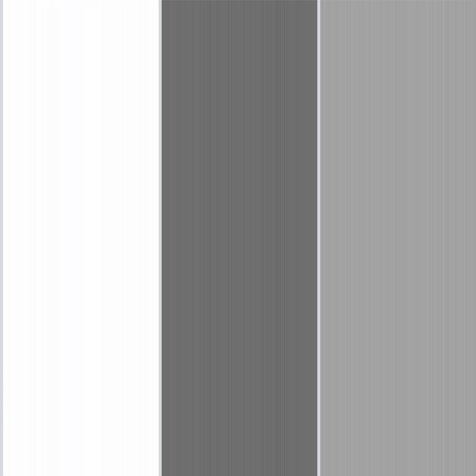 GoodHome Unity Grey & white Striped Textured Wallpaper Sample