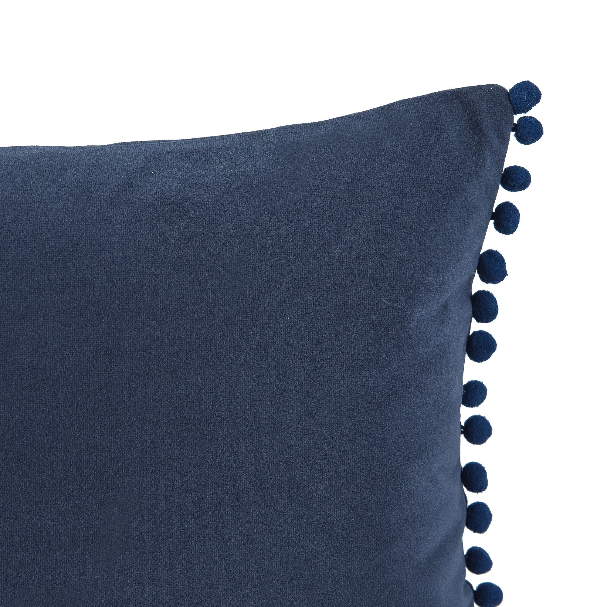 GoodHome Valgreta Deep navy Rectangular Indoor Cushion (L)30cm x (W)500cm