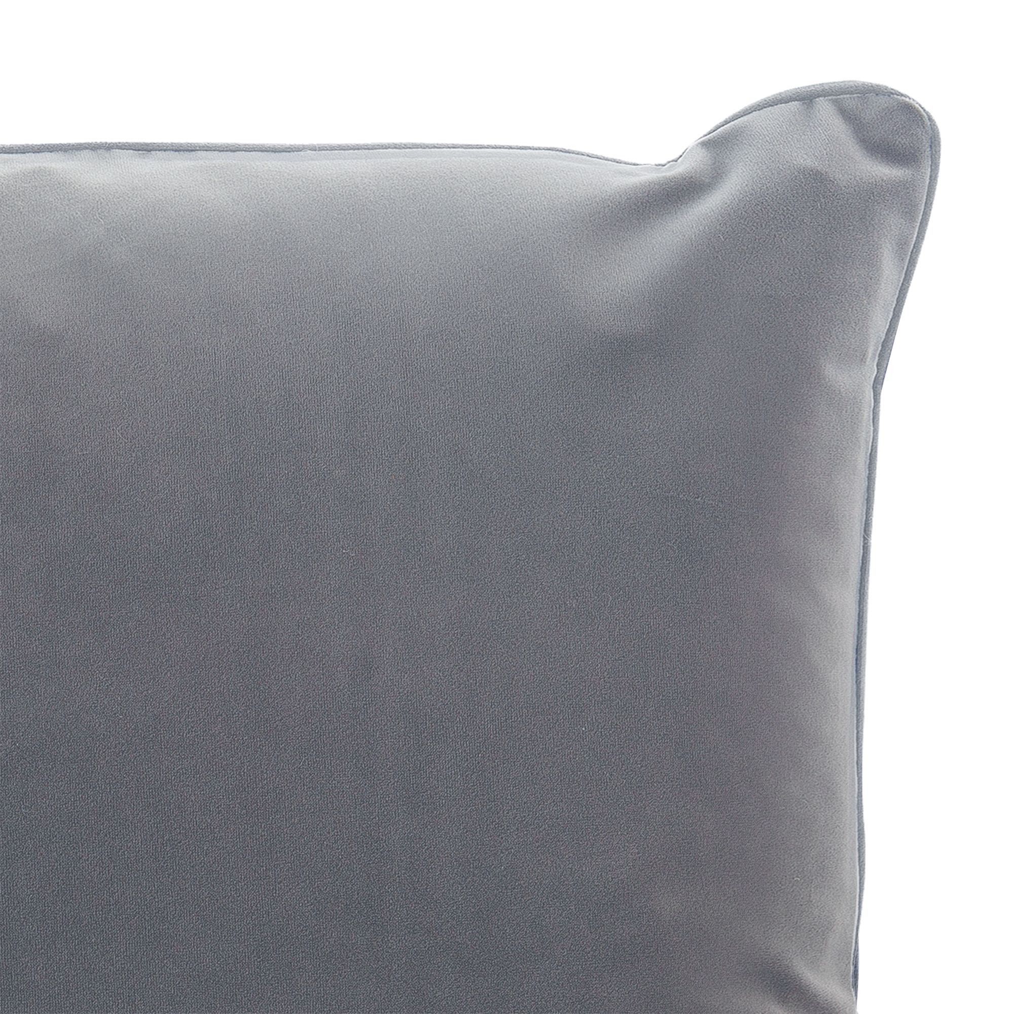 GoodHome Valgreta Grey Square Indoor Cushion (L)43cm x (W)430cm