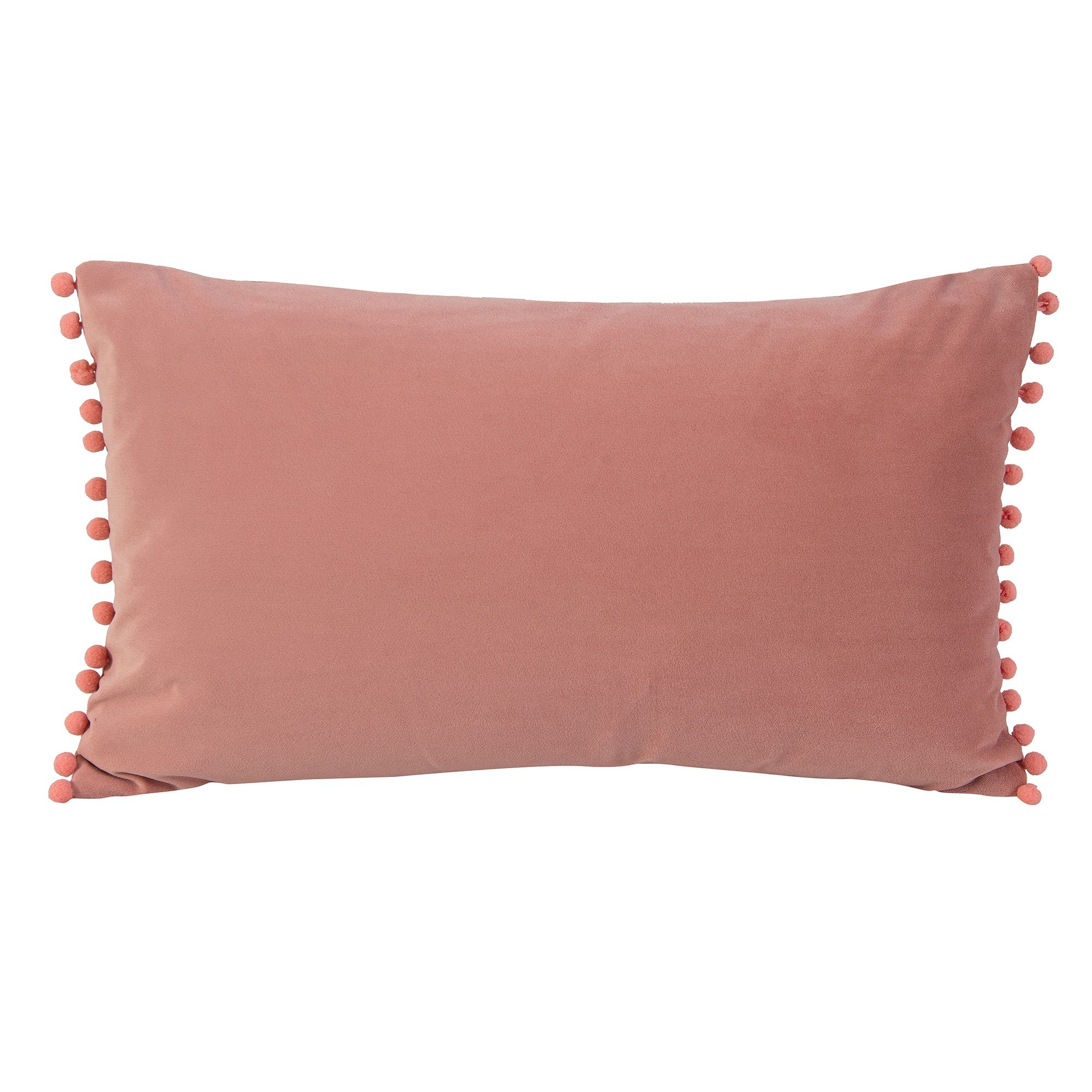 GoodHome Valgreta Pink Rectangular Indoor Cushion (L)30cm x (W)500cm