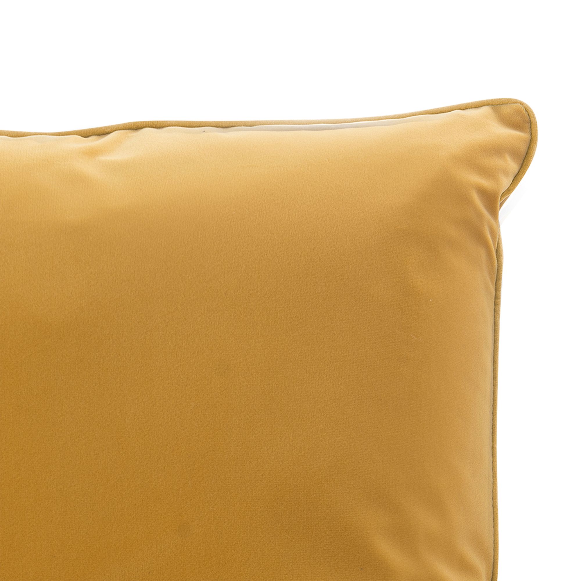 GoodHome Valgreta Yellow Square Indoor Cushion (L)43cm x (W)430cm