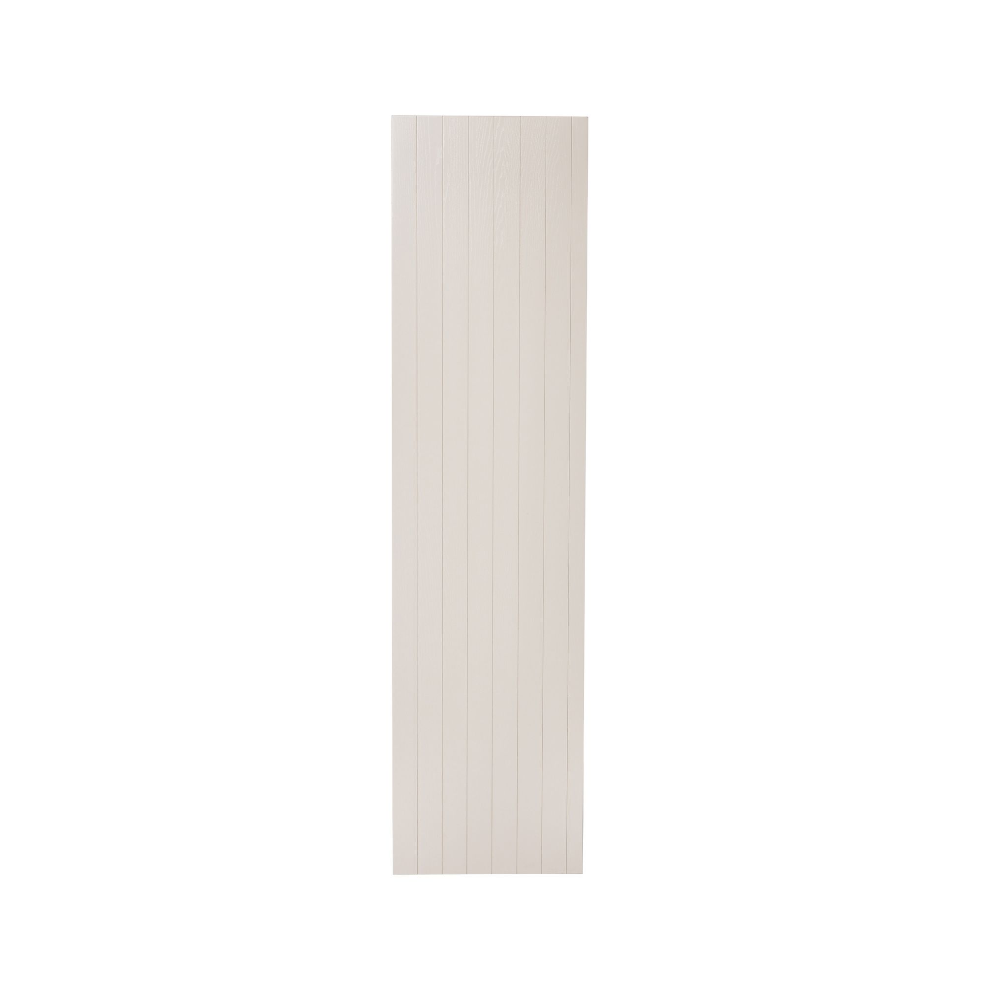 GoodHome Verbena Cashmere painted natural ash shaker Tall Appliance & larder End panel (H)2400mm (W)610mm
