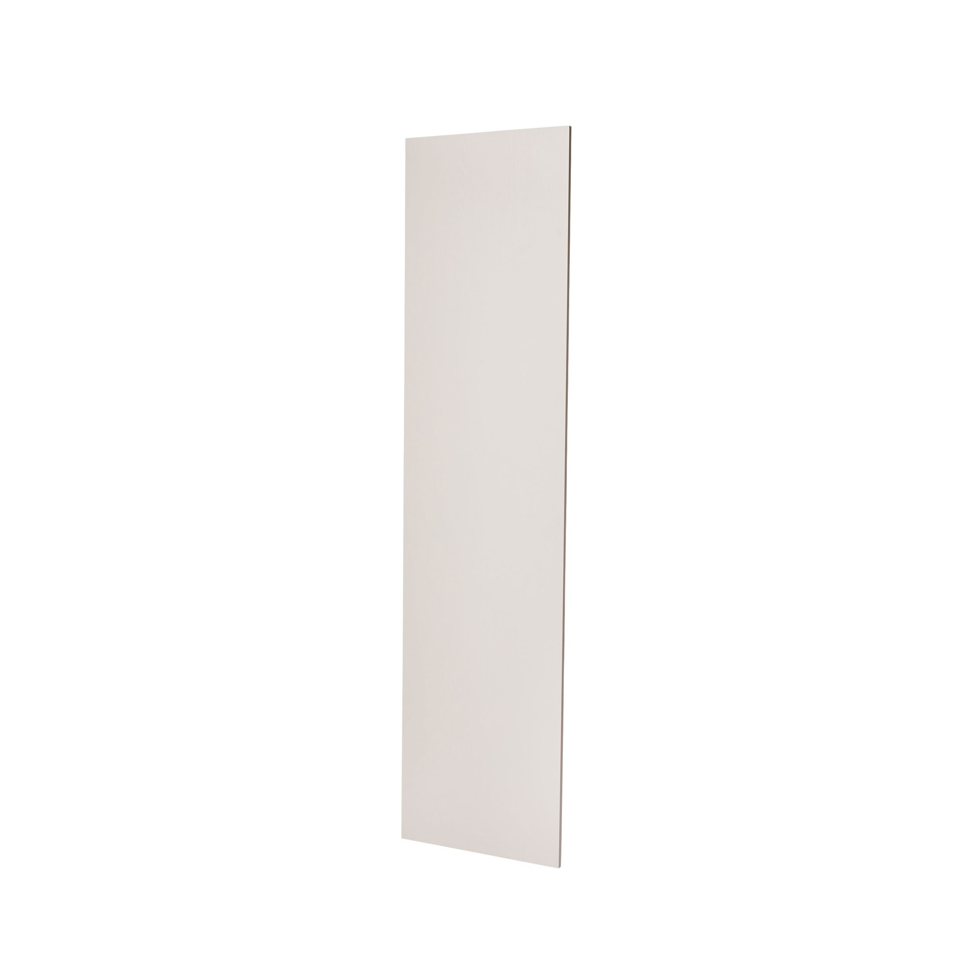 GoodHome Verbena Cashmere painted natural ash shaker Tall Appliance & larder End panel (H)2400mm (W)610mm