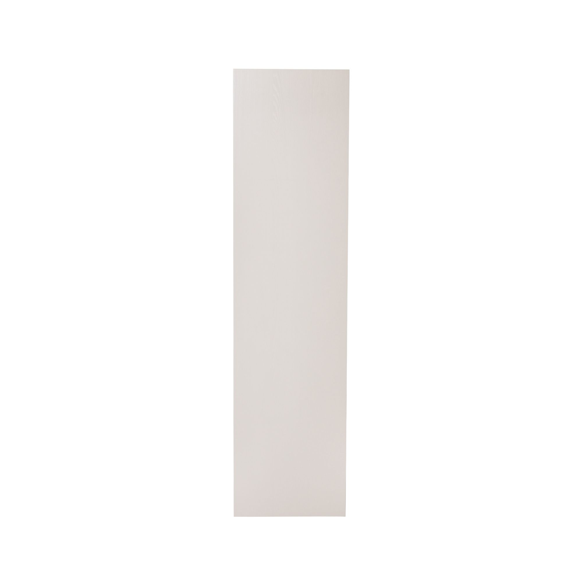 GoodHome Verbena Cashmere painted natural ash shaker Tall Appliance & larder End panel (H)2400mm (W)610mm