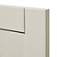 GoodHome Verbena Matt cashmere painted natural ash shaker Drawer front, bridging door & bi fold door, (W)400mm (H)356mm (T)20mm