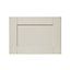 GoodHome Verbena Matt cashmere painted natural ash shaker Drawer front, bridging door & bi fold door, (W)500mm (H)356mm (T)20mm