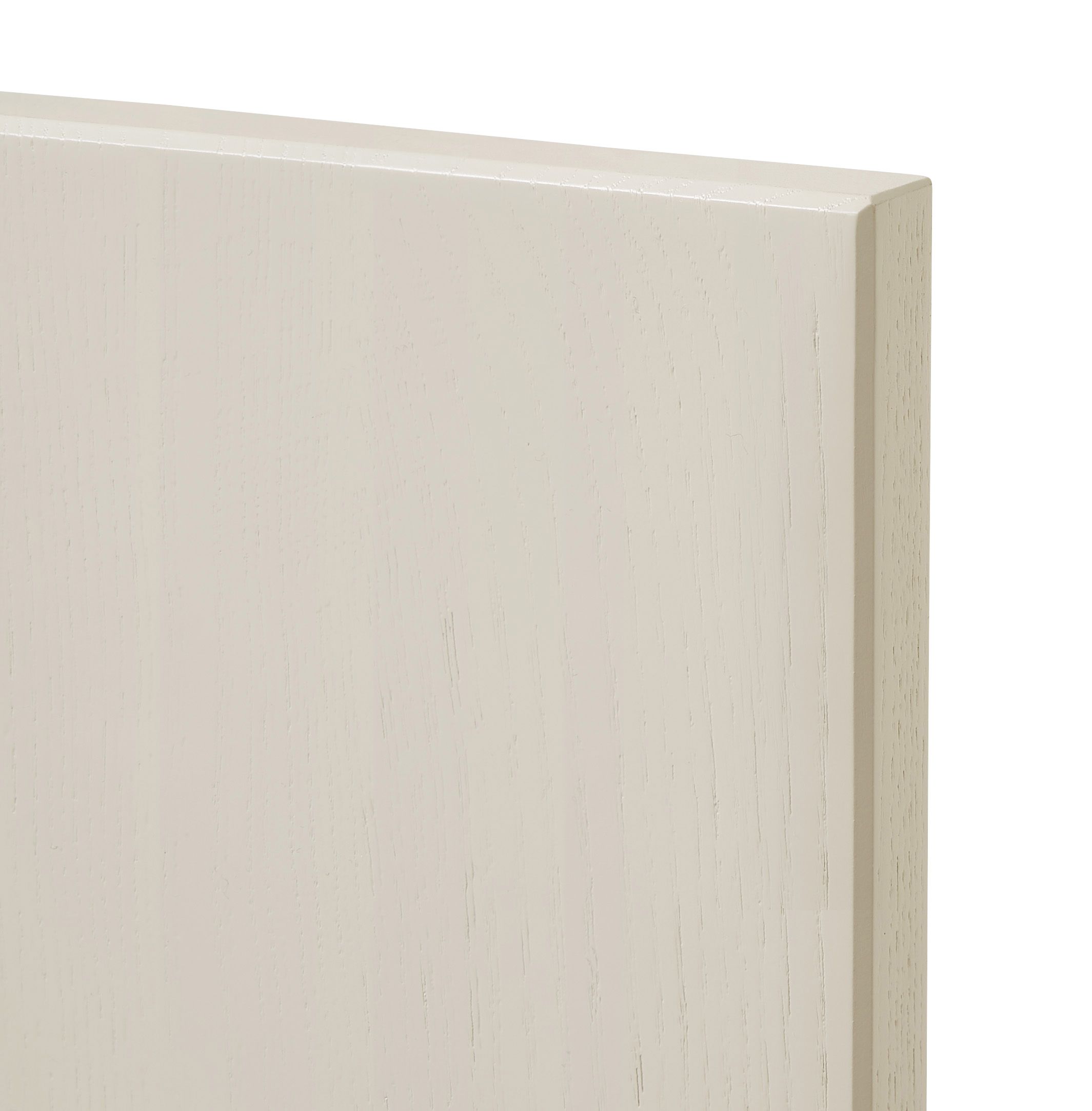 GoodHome Verbena Matt cashmere painted natural ash shaker Drawer front (W)400mm, Pack of 4