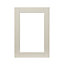 GoodHome Verbena Matt cashmere painted natural ash shaker Glazed Cabinet door (W)500mm (H)715mm (T)20mm