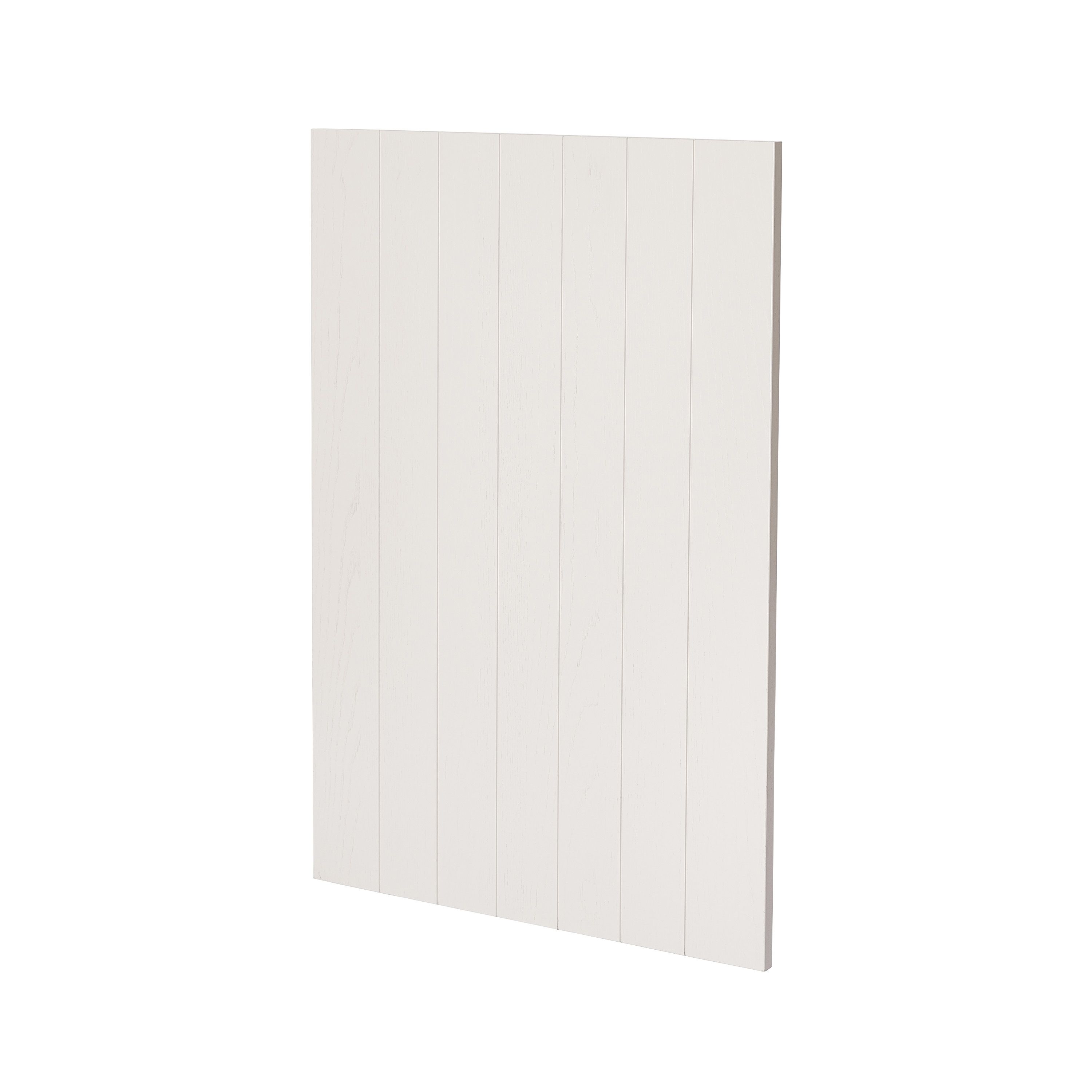 GoodHome Verbena Matt cashmere painted natural ash shaker Standard Clad on end panel (H)934mm (W)640mm