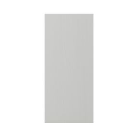 GoodHome Verbena Matt cashmere painted natural ash shaker Standard End panel (H)720mm (W)320mm