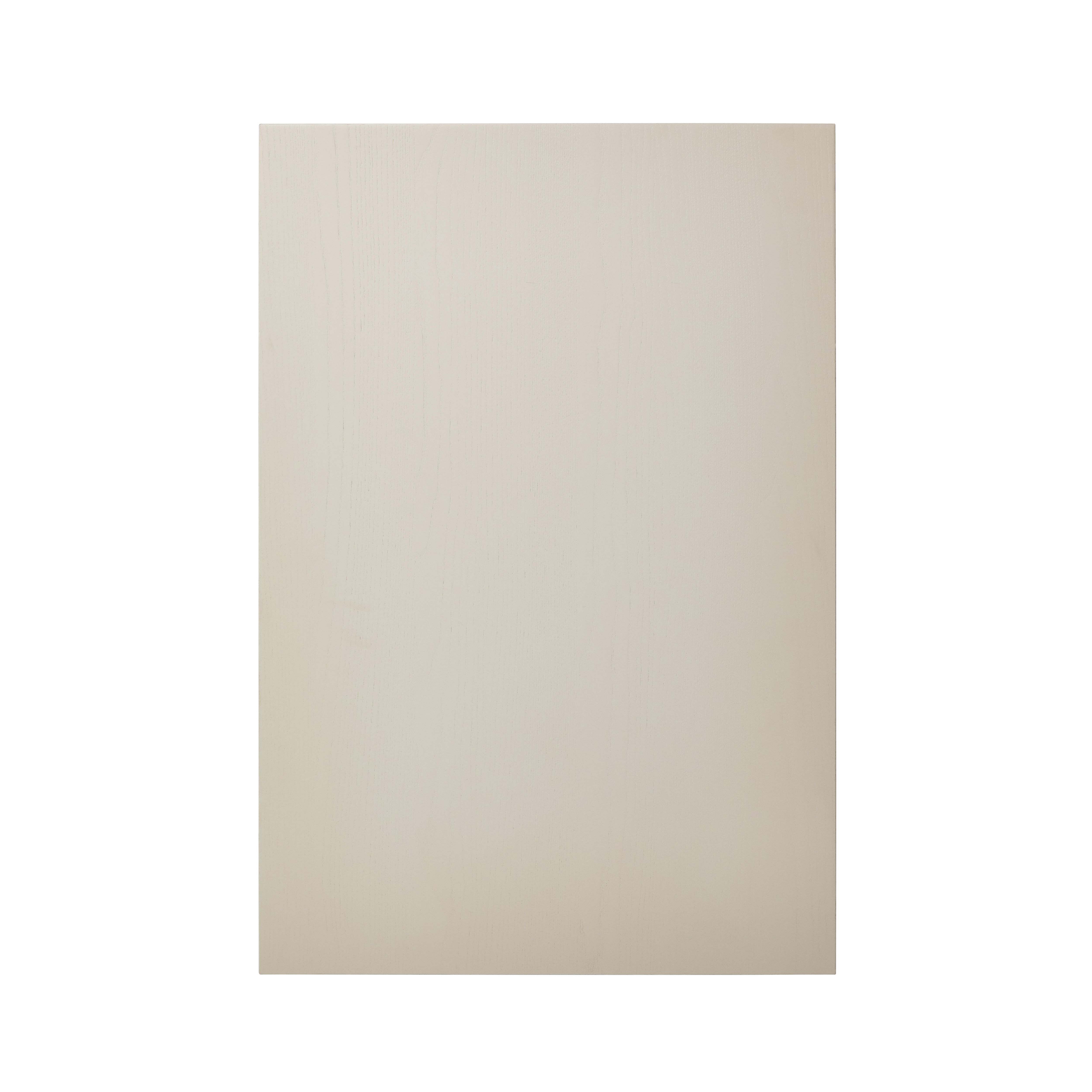 GoodHome Verbena Matt cashmere painted natural ash shaker Standard End panel (H)870mm (W)590mm