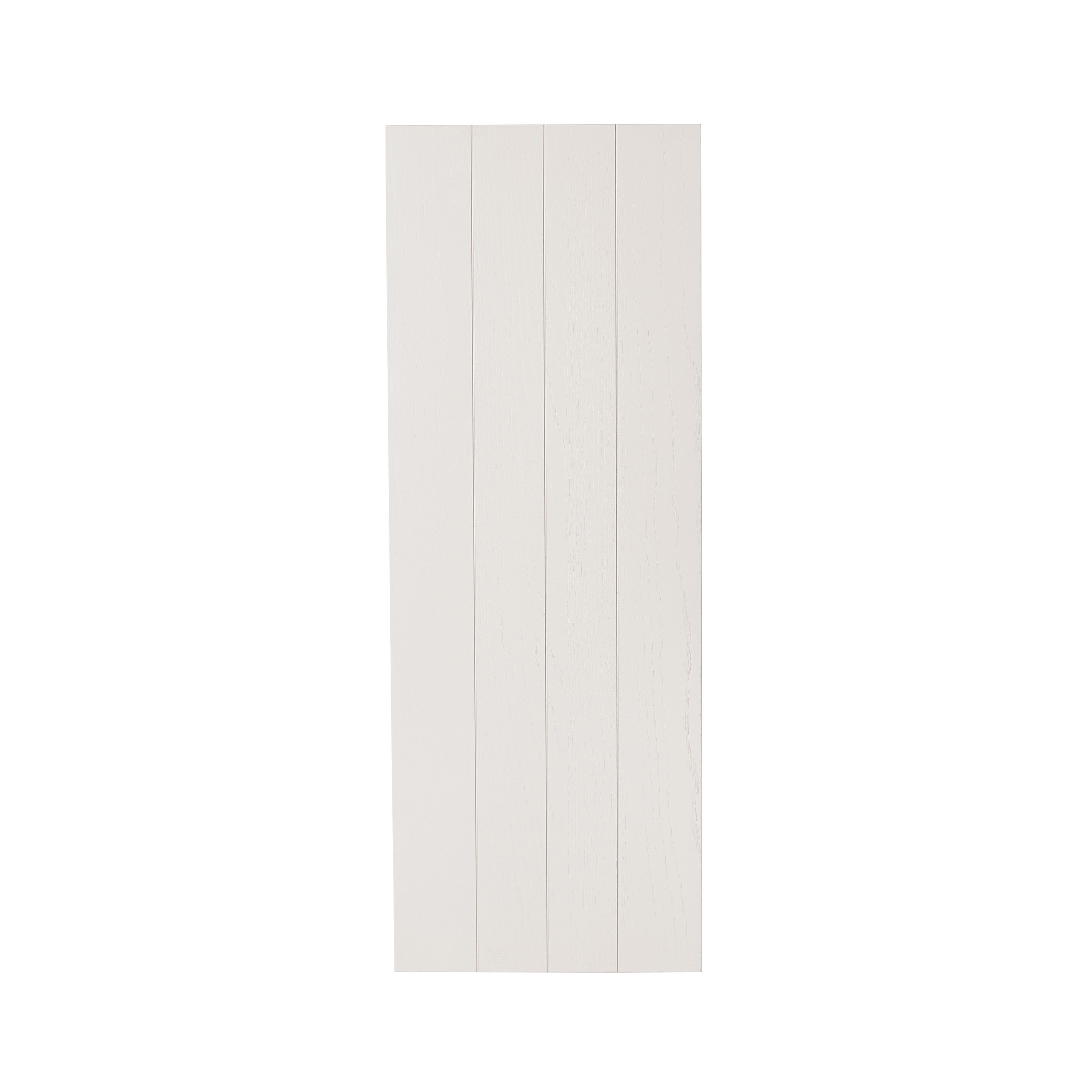 GoodHome Verbena Matt cashmere painted natural ash shaker Standard End panel (H)960mm (W)360mm