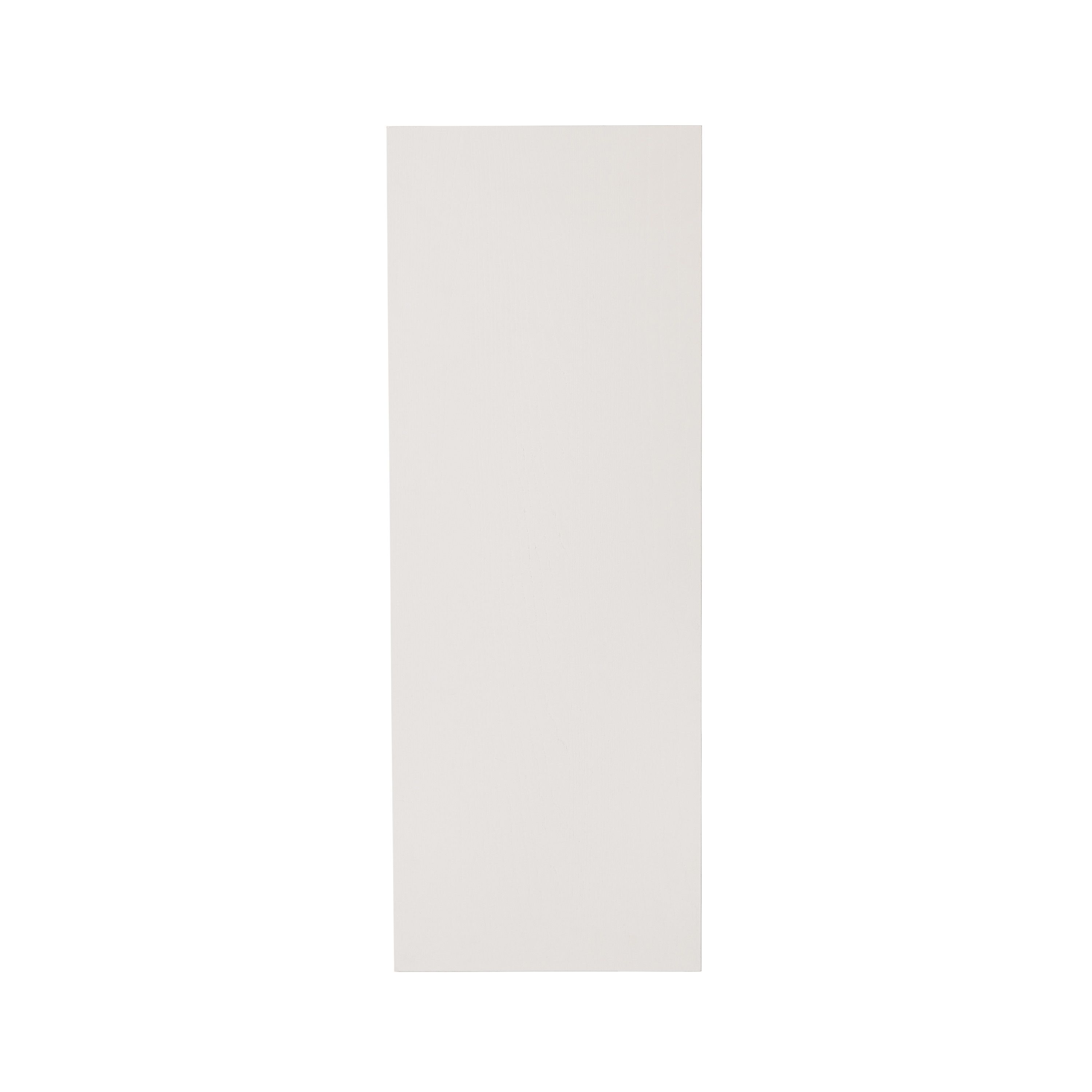 GoodHome Verbena Matt cashmere painted natural ash shaker Standard End panel (H)960mm (W)360mm