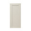GoodHome Verbena Matt cashmere painted natural ash shaker Tall wall Cabinet door (W)400mm (H)895mm (T)20mm