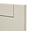 GoodHome Verbena Matt cashmere painted natural ash shaker Tall wall Cabinet door (W)600mm (H)895mm (T)20mm