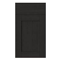 GoodHome Verbena Matt charcoal Door & drawer, (W)400mm (H)715mm (T)20mm