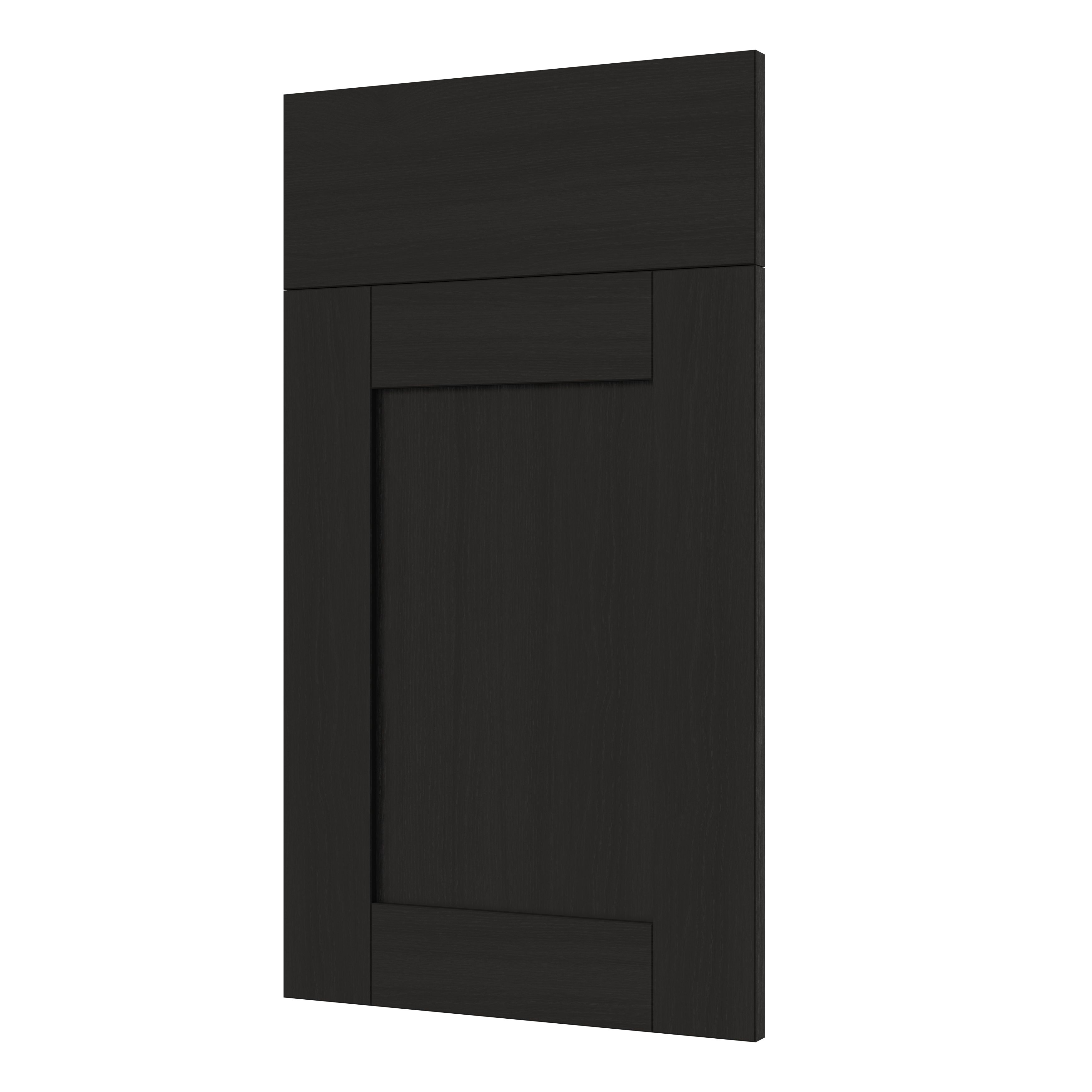 GoodHome Verbena Matt charcoal Door & drawer, (W)400mm (H)715mm (T)20mm