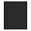 GoodHome Verbena Matt charcoal Door & drawer, (W)600mm (H)715mm (T)20mm