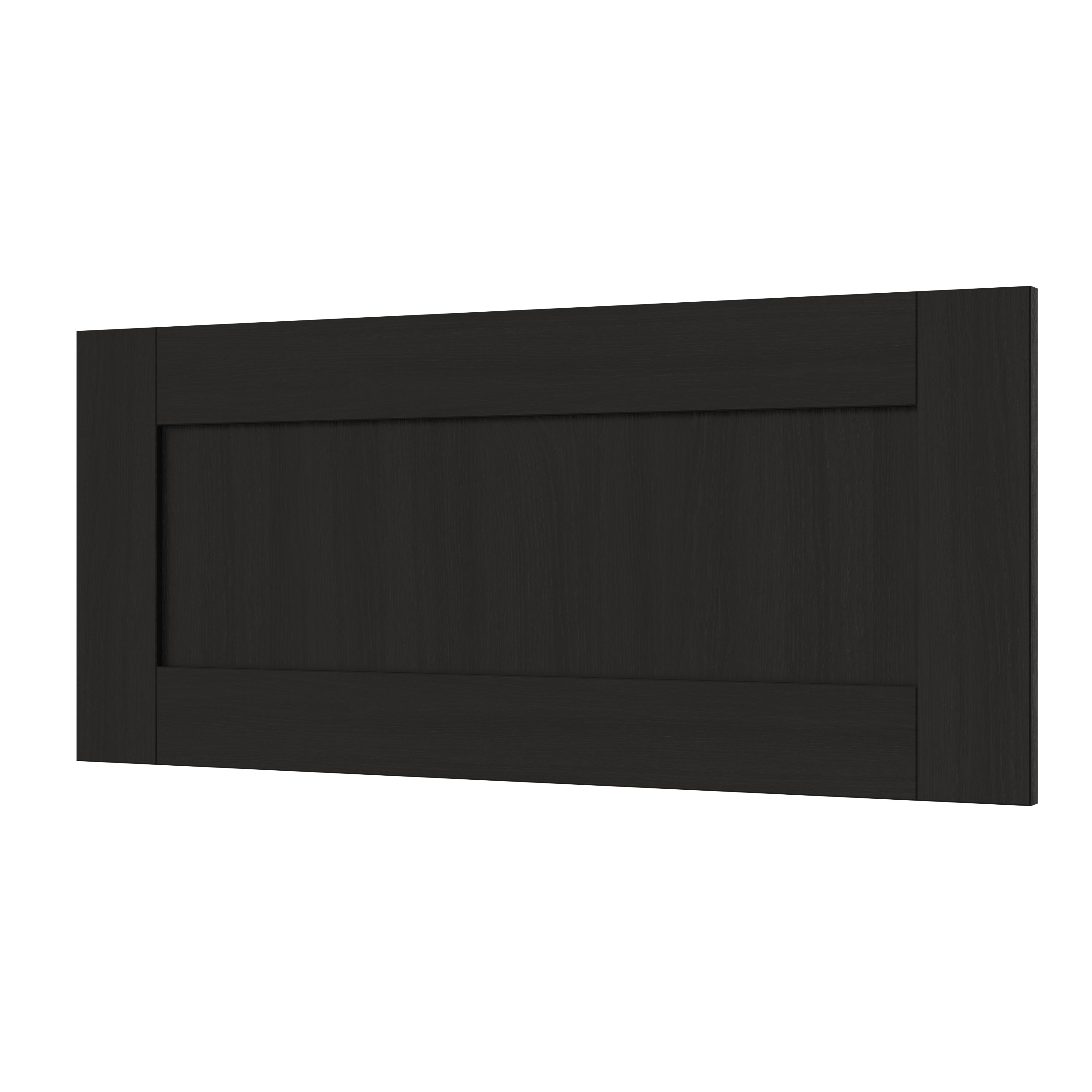 GoodHome Verbena Matt charcoal Drawer front, bridging door & bi fold door, (W)800mm (H)356mm (T)20mm