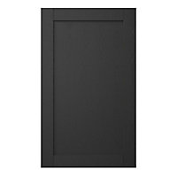 GoodHome Verbena Matt charcoal shaker 50:50 Larder Cabinet door (W)600mm (H)1001mm (T)20mm