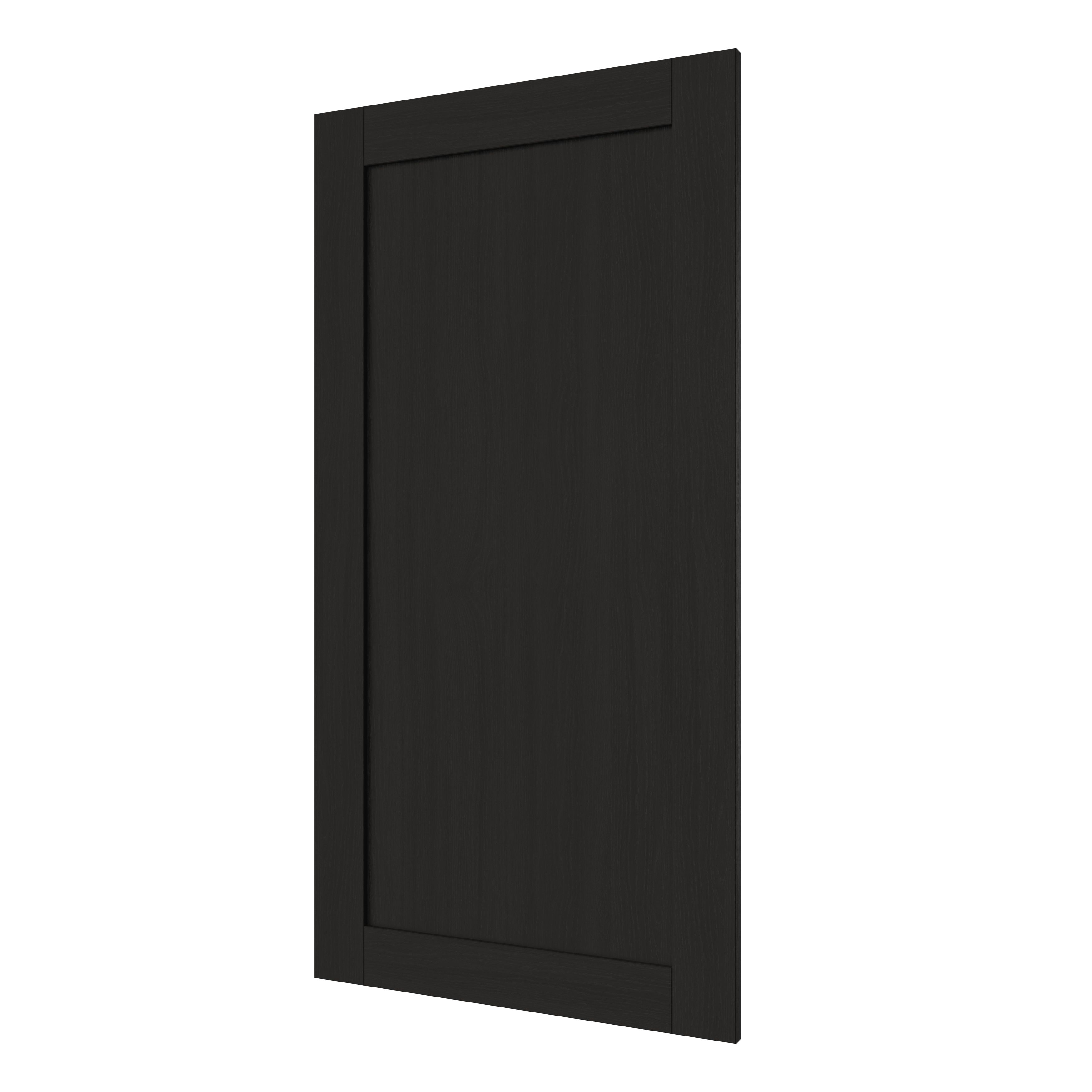 GoodHome Verbena Matt charcoal shaker 50:50 Tall larder Cabinet door (W)600mm (H)1181mm (T)20mm