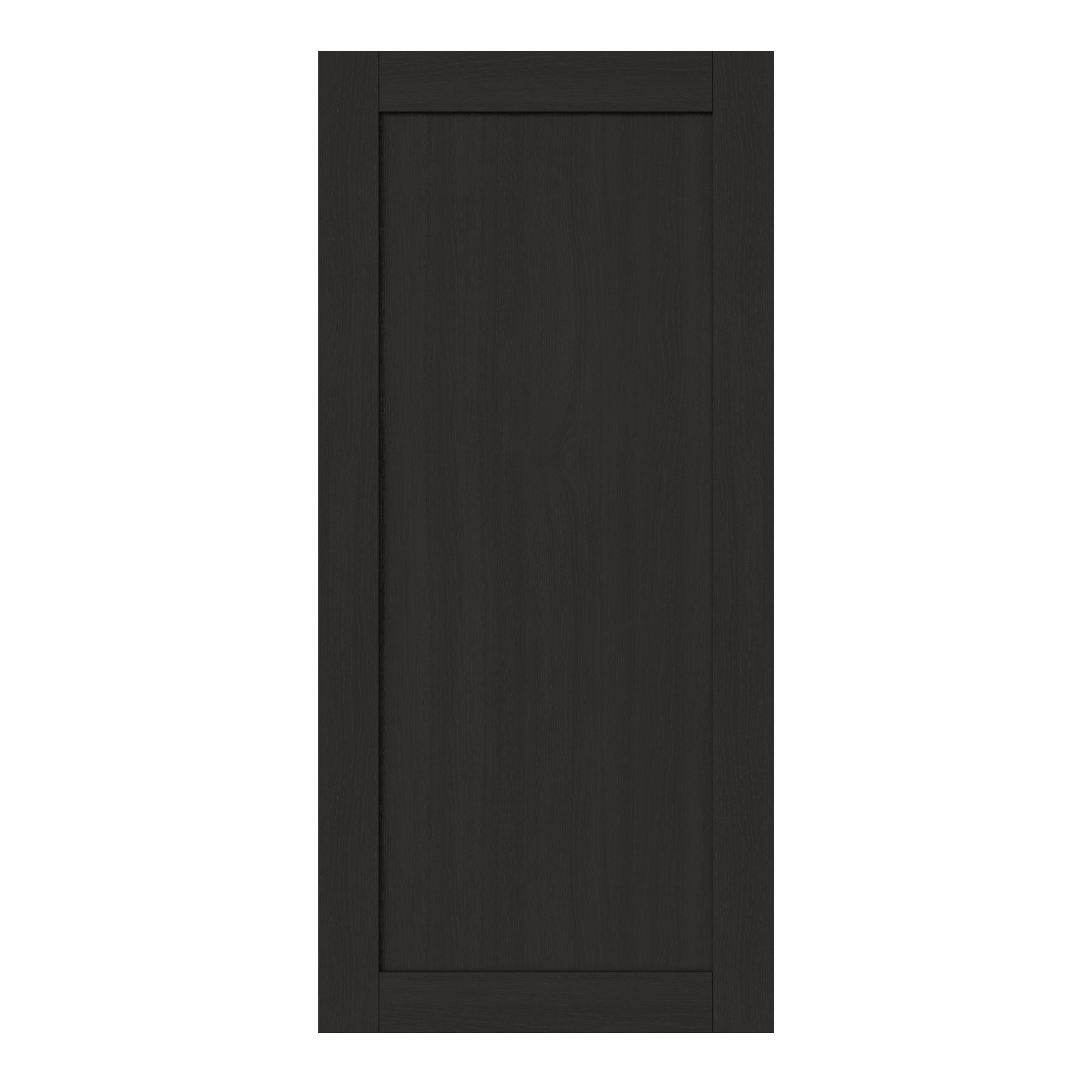 GoodHome Verbena Matt charcoal shaker 70:30 Larder Cabinet door (W)600mm (H)1287mm (T)20mm