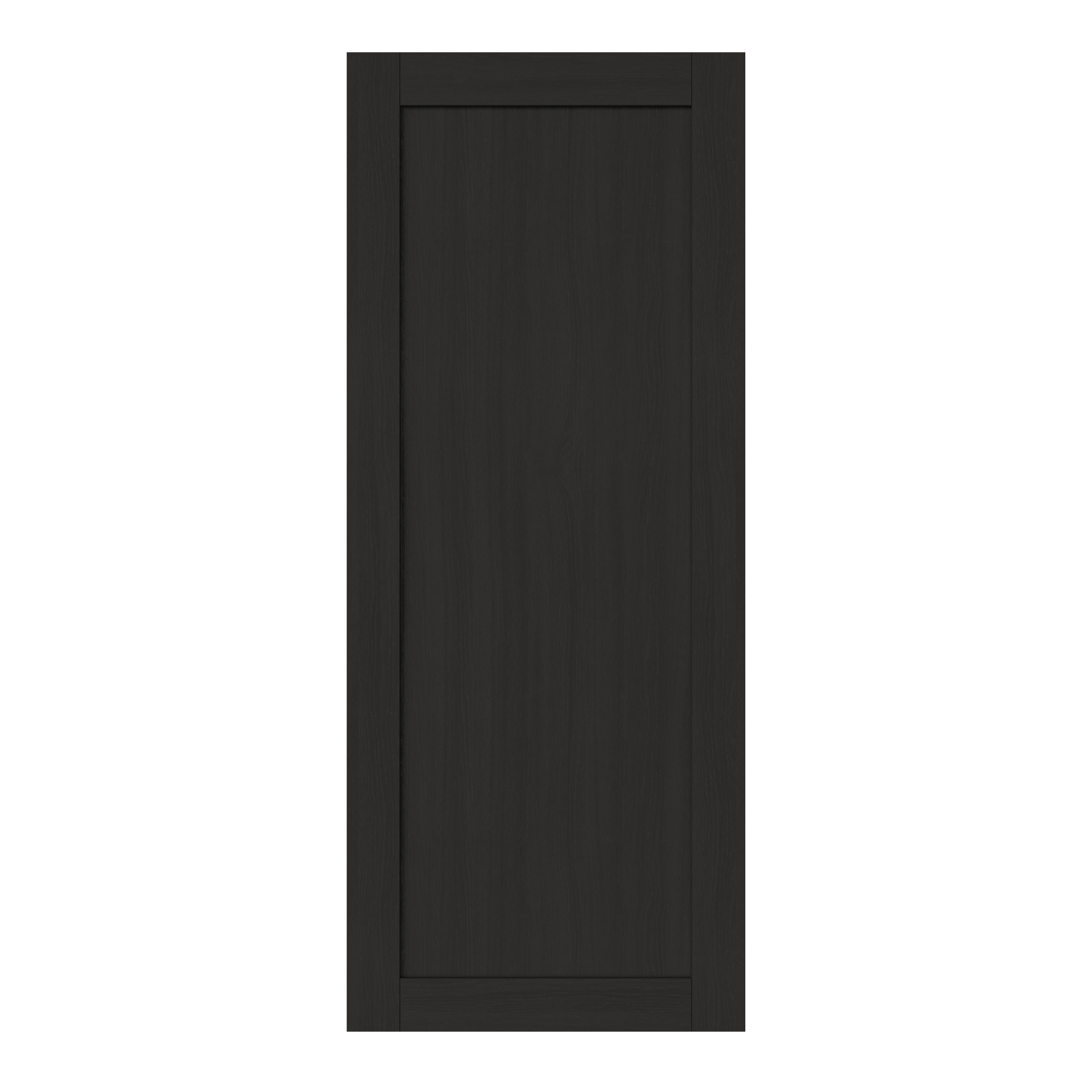 GoodHome Verbena Matt charcoal shaker 70:30 Tall larder Cabinet door (W)600mm (H)1467mm (T)20mm