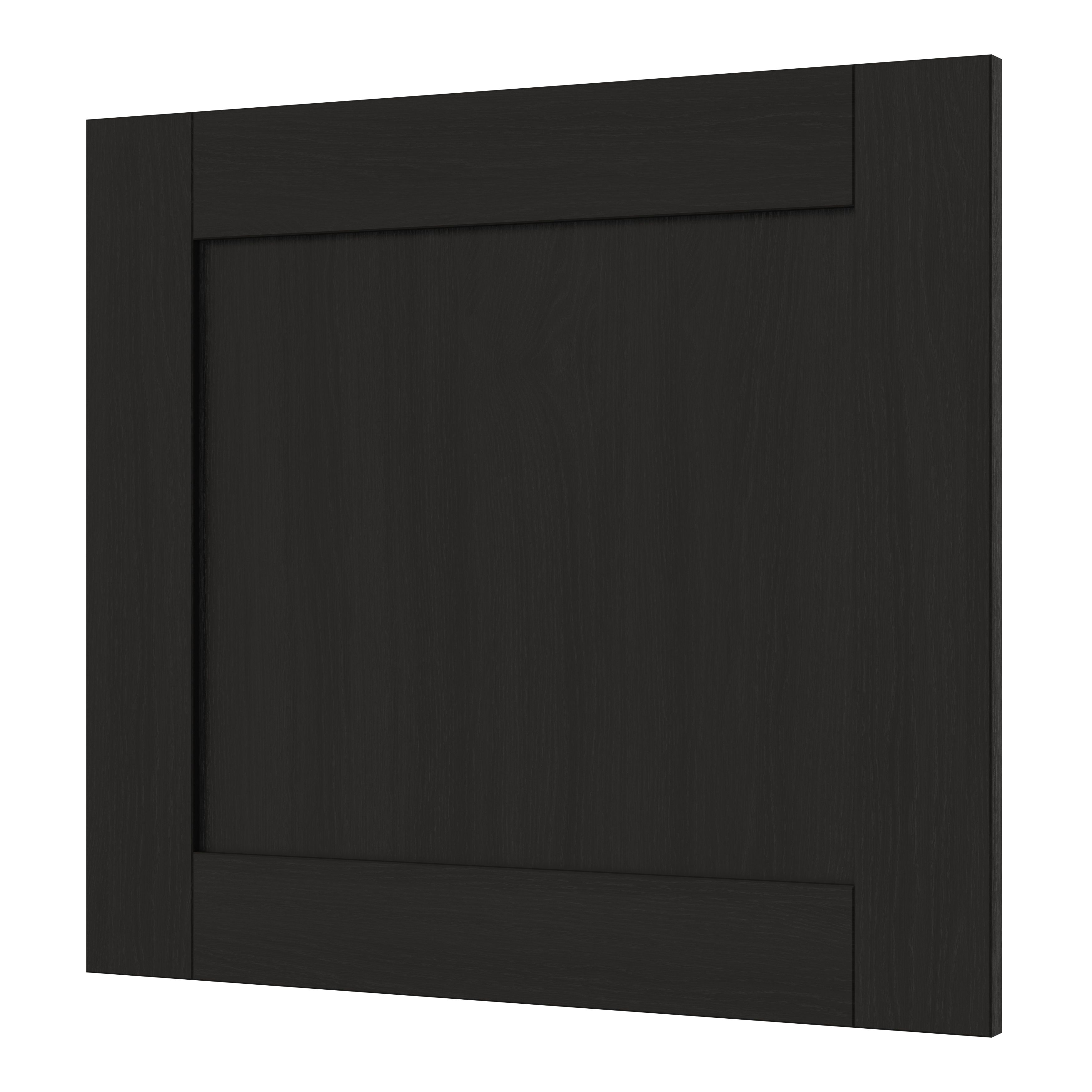 GoodHome Verbena Matt charcoal shaker Appliance Cabinet door (W)600mm (H)543mm (T)20mm